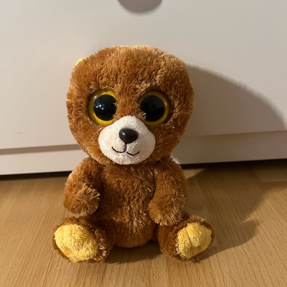 Ty Other - RETIRED. Ty Beanie Boo “Honey” Bear Plush 6” – Glitter Eyes Stuffed Animal